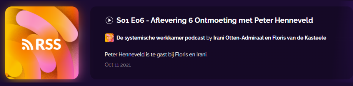 Podcast systemische werkkamer